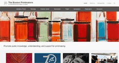 Desktop Screenshot of bostonprintmakers.org